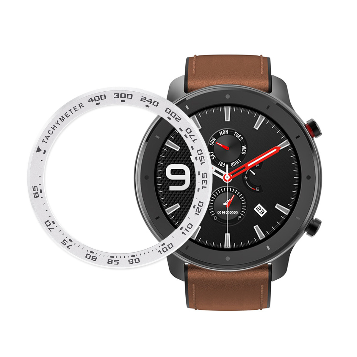 Smartwatch Case - 스마트워치용 47mm 금속 시계 케이스 링: