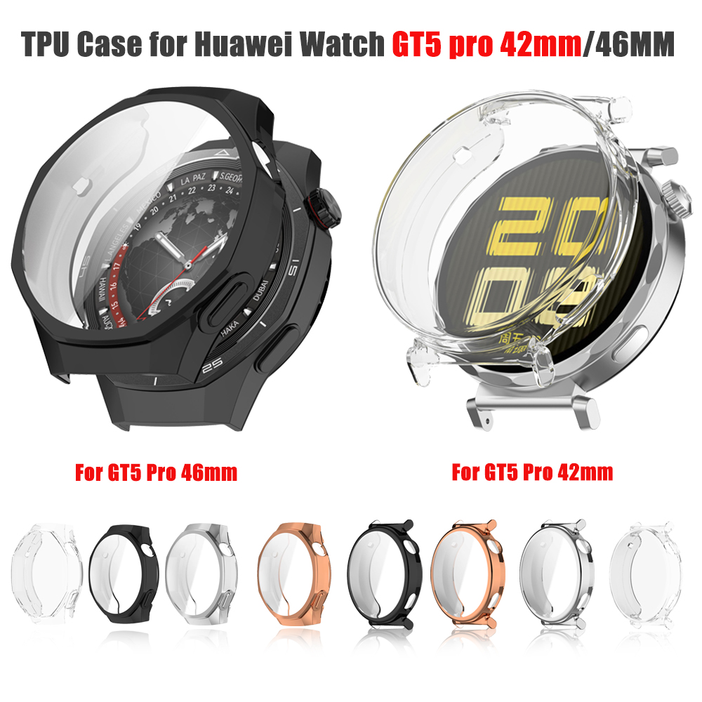 Titan Smartwatch Accessories - 화웨이 워치 GT5 프로용 TPU 케이스,