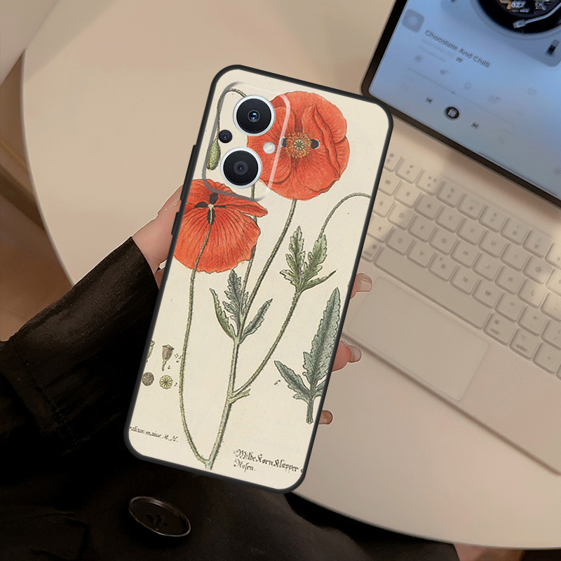 식물 그림이 그려진 OPPO Find X9 Ultra, - Oppo Reno 12 리뷰 및 가격