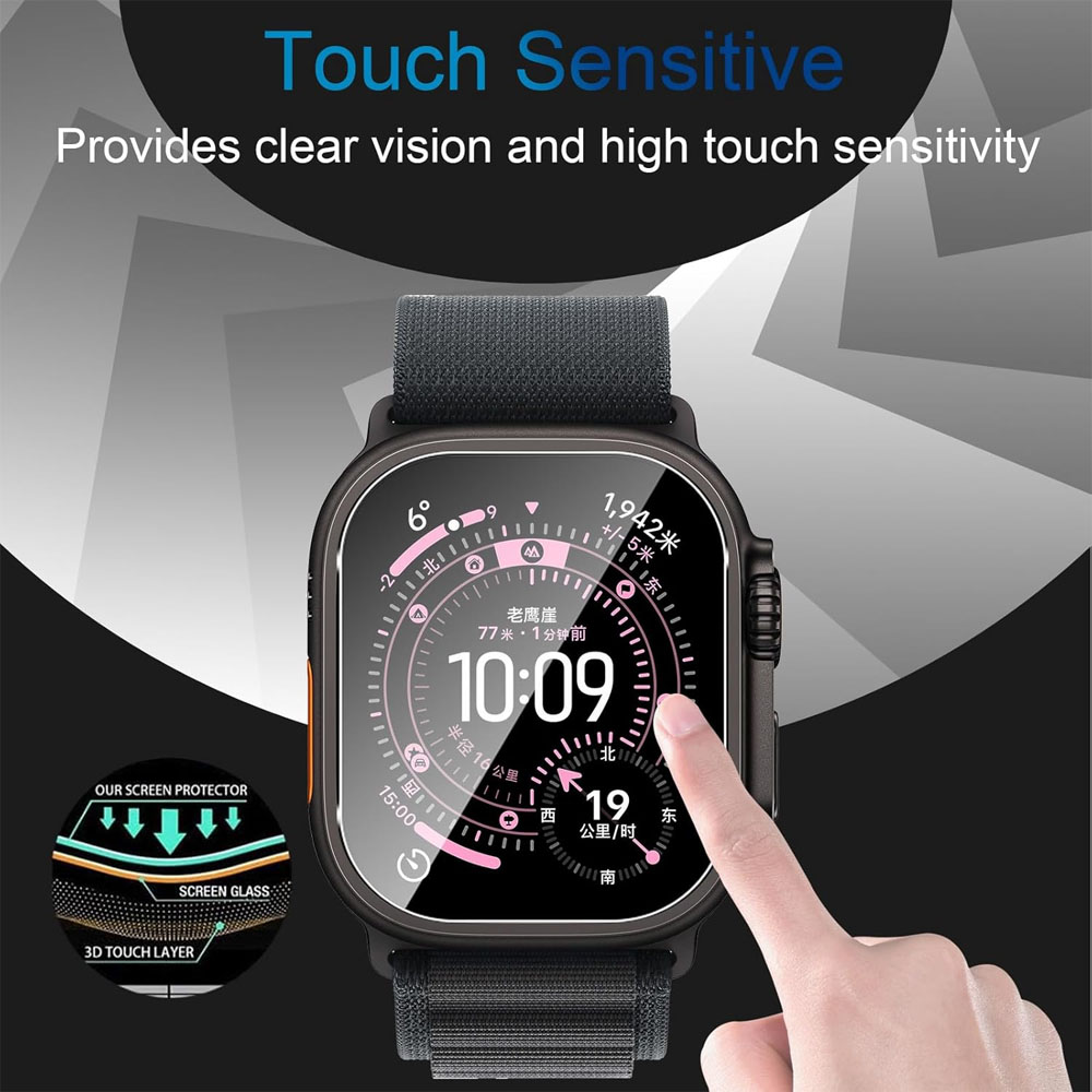 애플 워치 울트라 4, 3, 2, 49mm용 강화 유리 - Smartwatch Case 리뷰 및 가격