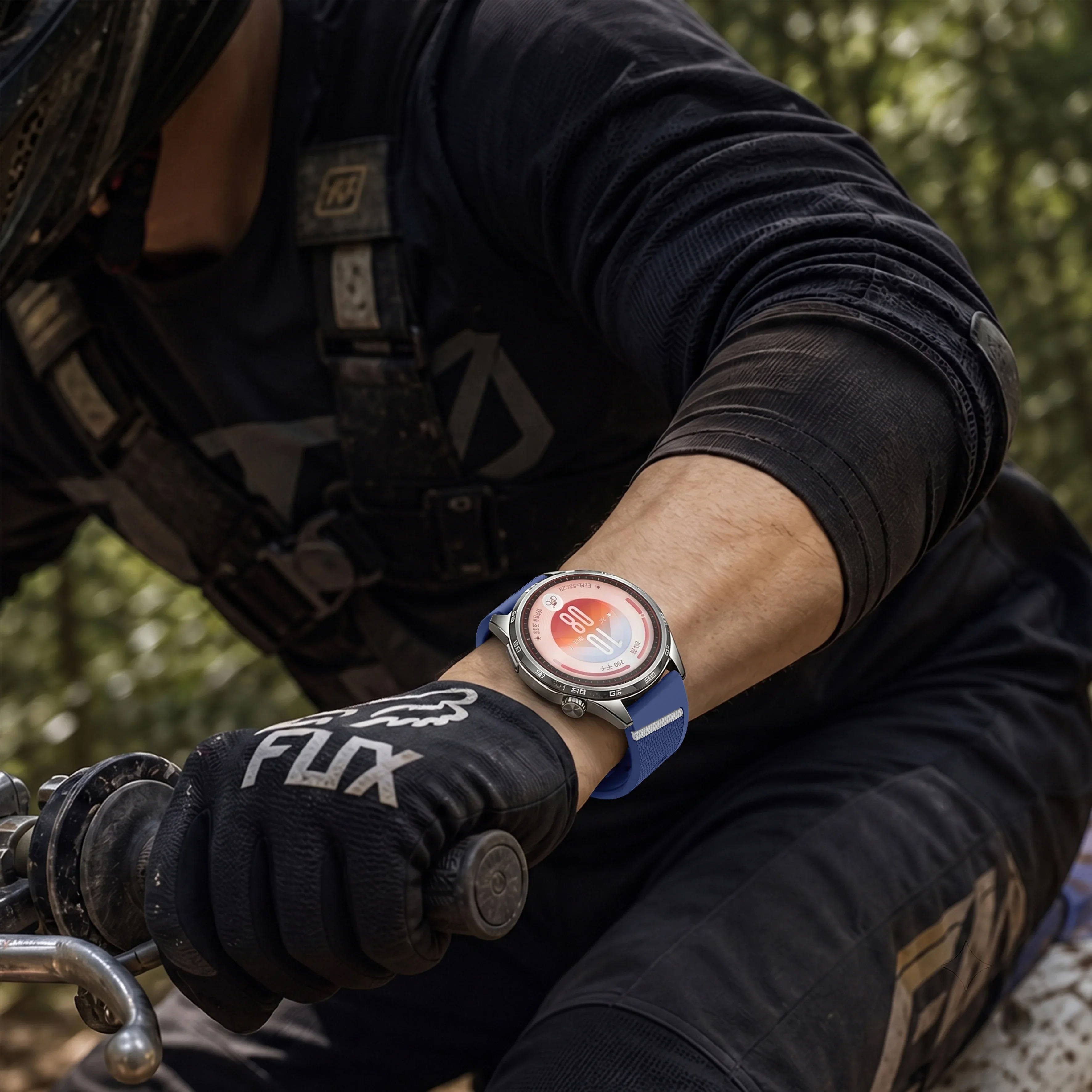 화웨이 워치 GT7 46mm용 정품 실리콘 밴드, 22 - Xiaomi Smartwatch S3 Accessories 리뷰 및 가격