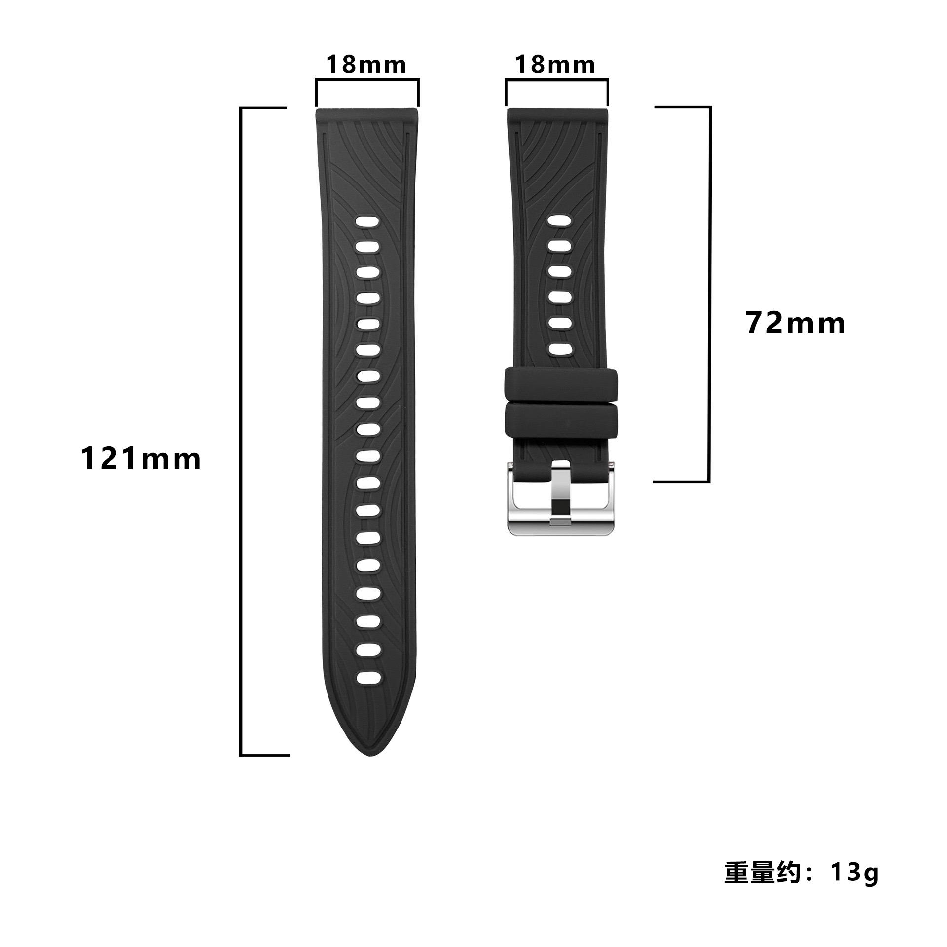 18mm 스포츠 실리콘 스트랩 화웨이 워치 GT7 GT - Titan Smartwatch Accessories 리뷰 및 가격