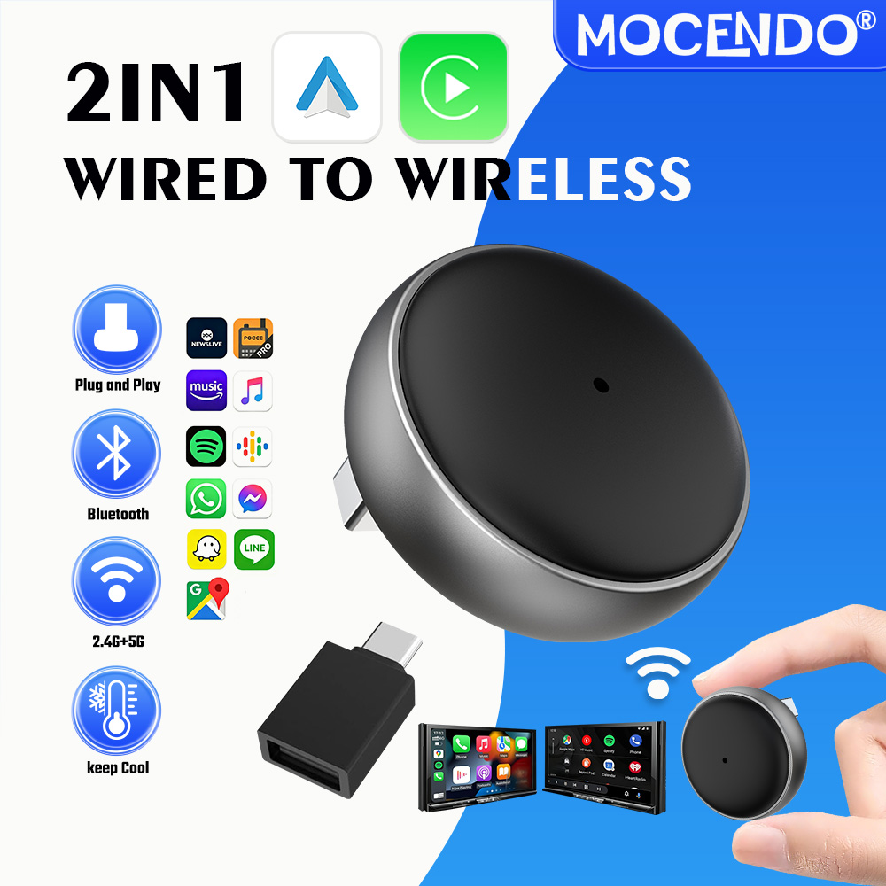 MOCENDO 2in1 유선-무선 CarPlay 어댑터 - Smart Accessories 리뷰 및 가격