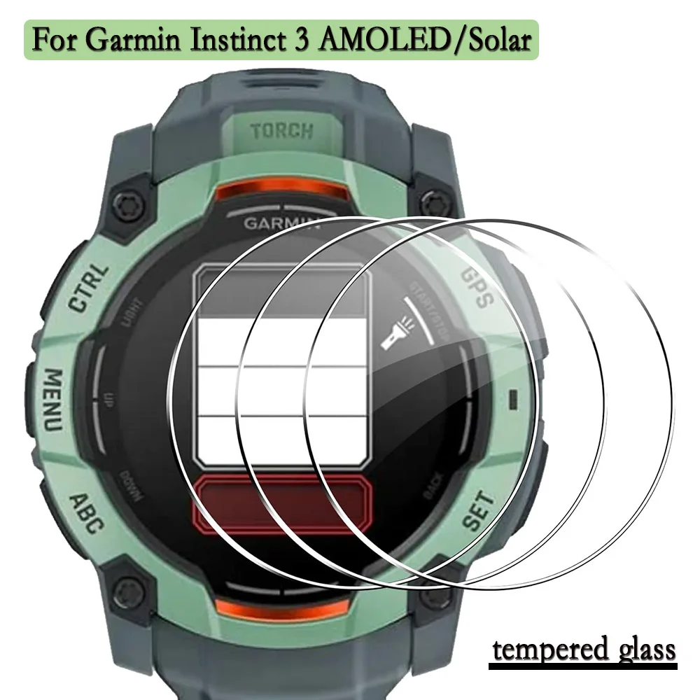 Garmin Instinct 3 AMOLED SOLAR - Watch Face Protector 리뷰 및 가격
