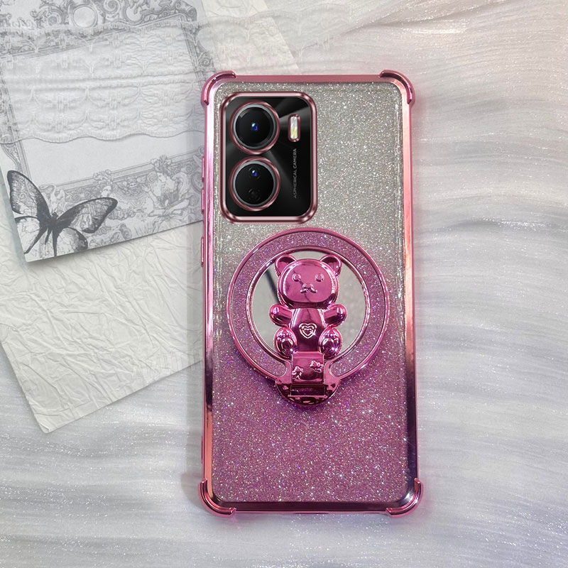 하트 베어 글리터 폰 홀더 케이스 (Vivo Y02S  - Vivo Y28 리뷰 및 가격