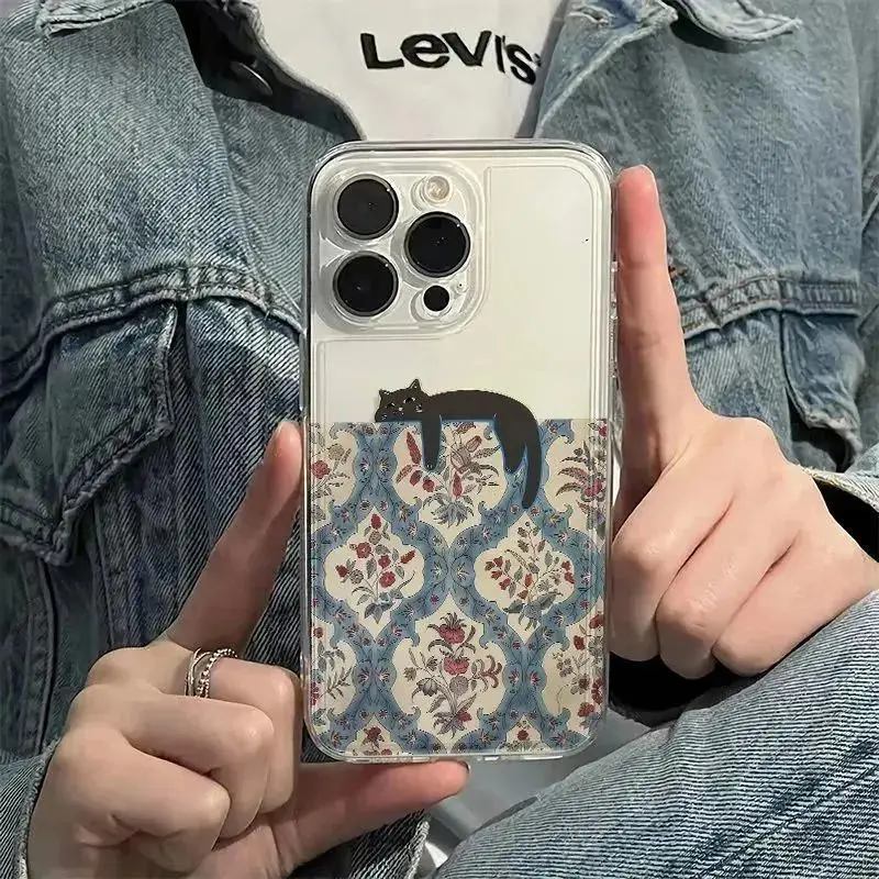 레트로 패턴 고양이 휴대폰 케이스 (비보 Y05 V70 - Vivo Y28 리뷰 및 가격